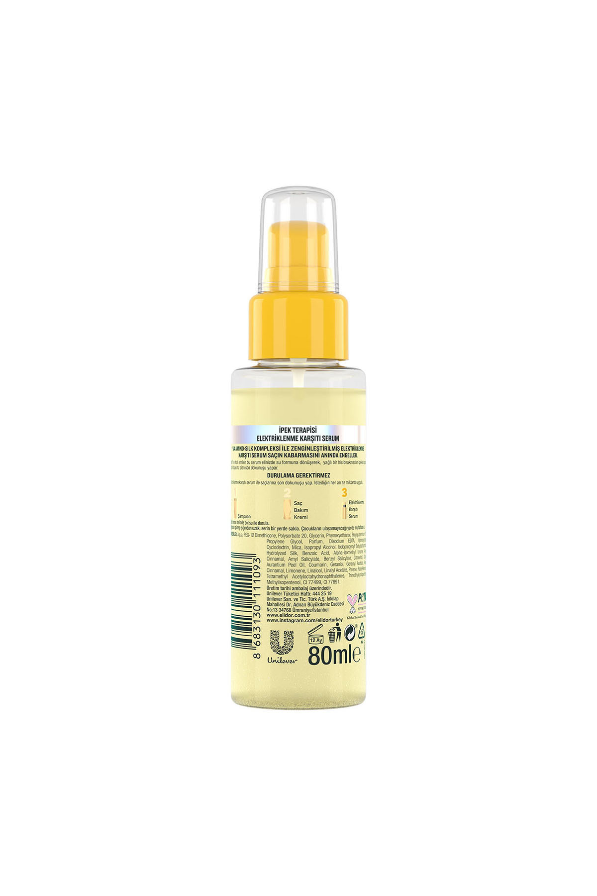 Elektriklenme Karşıtı Serum İpek Terapisi 80 ml x2 — SET.UNİ.11275 — تصویر 8 از 8