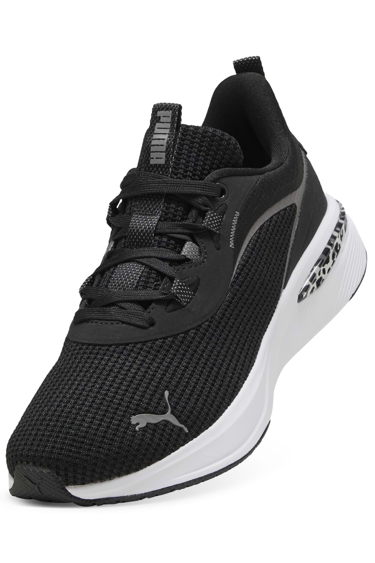 Puma Softride Charm Animal Wns 312967 Unisex Spor Ayakkabı SİYAH görsel 4