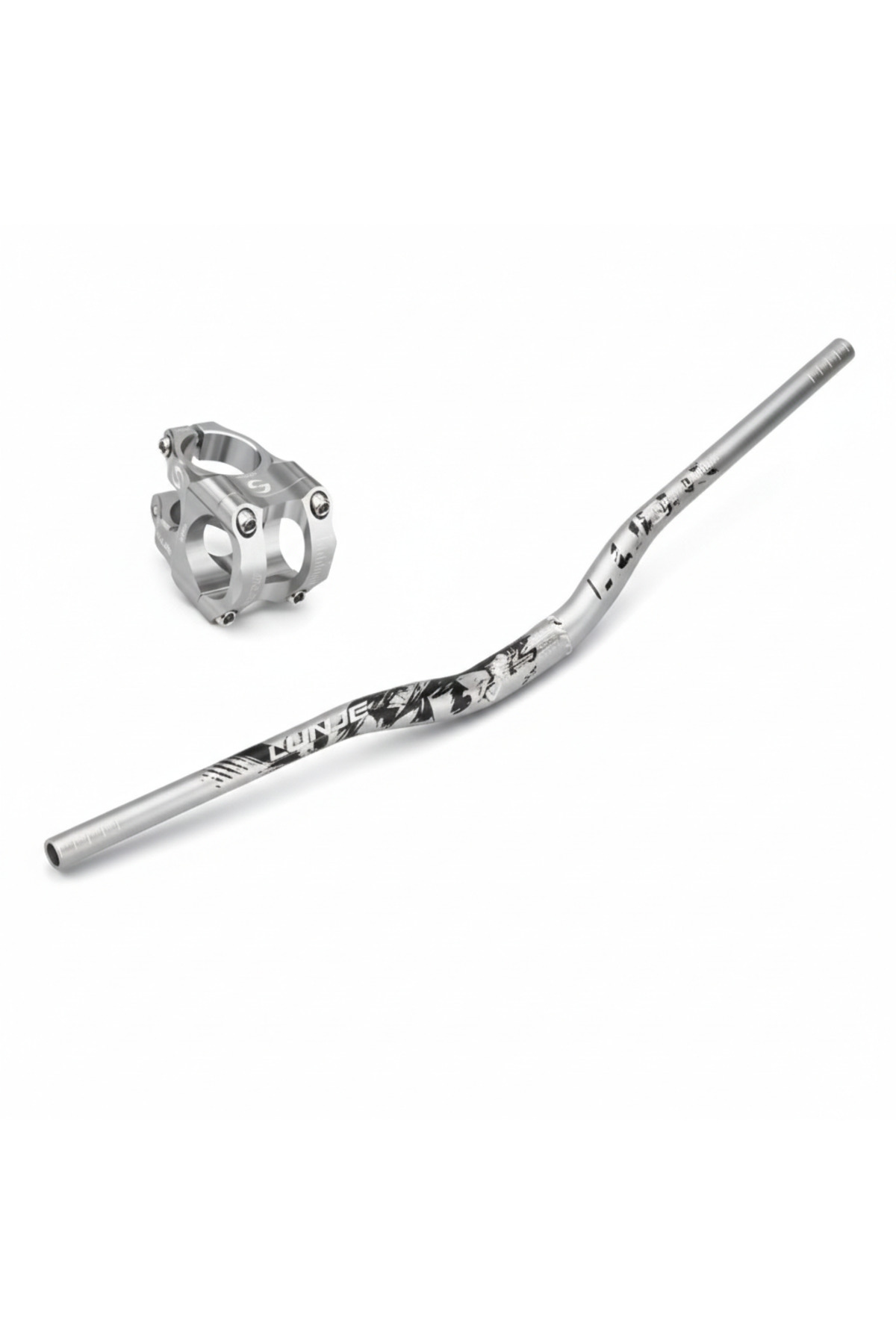Silver LUNJE Gidon Seti Çift Renk 780mm 31,8 mm