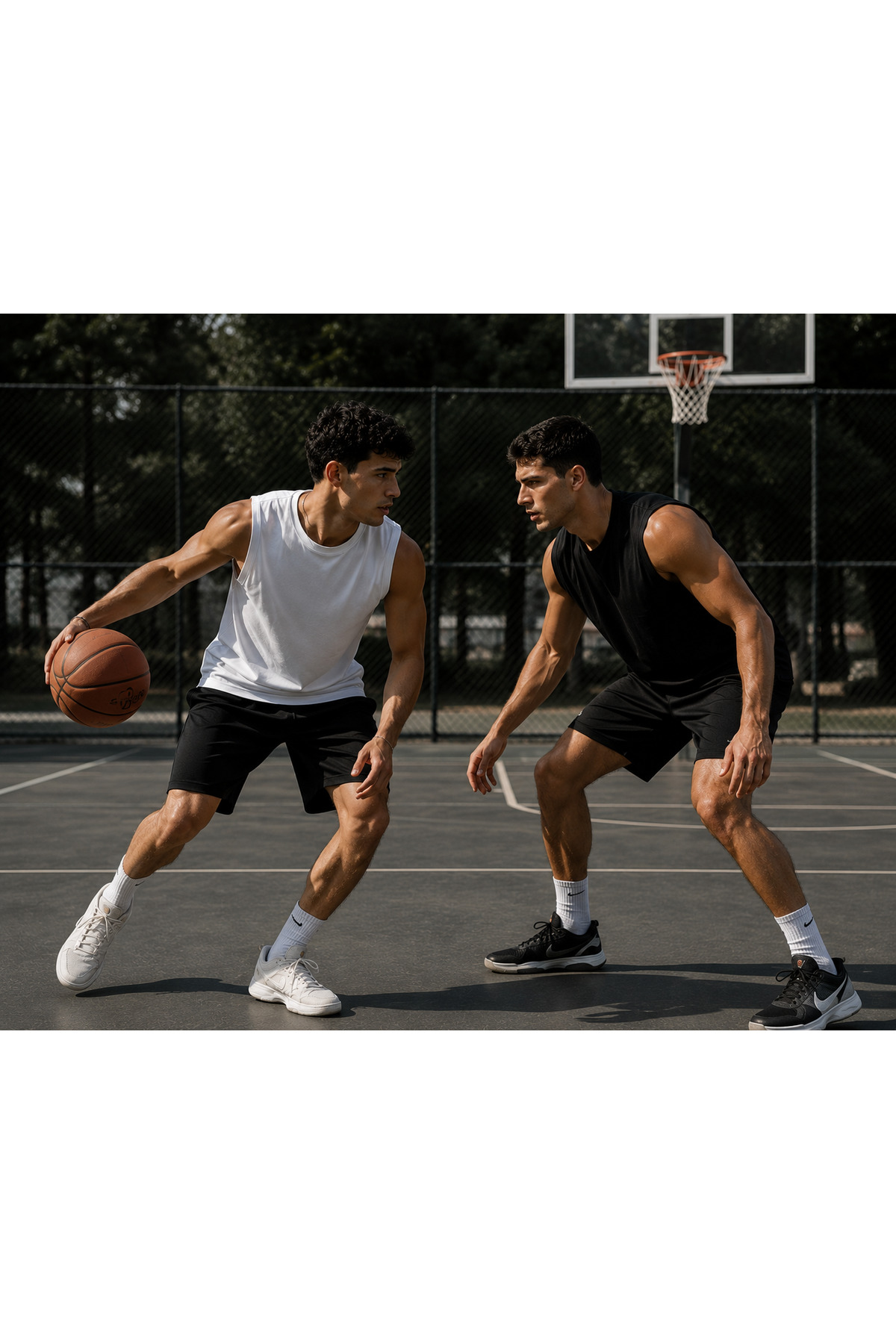 WE&ME Erkek Basic Sıfır Kol Tişört Regular Fit Bisiklet Yaka Esnek Kumaş Spor ve Günlük Kullanım görsel 6