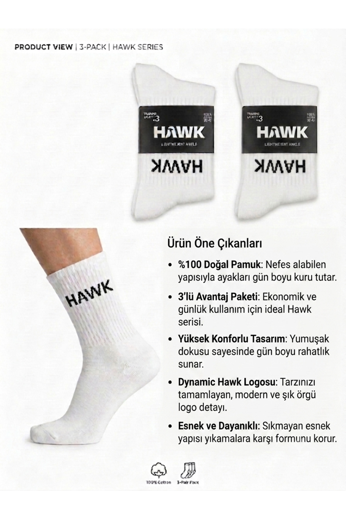HAWK Büyük Boy Omuz Valizi Set 2 Havlu 6 Çift Çorap Spor Seyahat Gym Fıtness Çok Amaçlı Ayakkabı Gözlü Parlak El Valizi Dayanıklı görsel 3