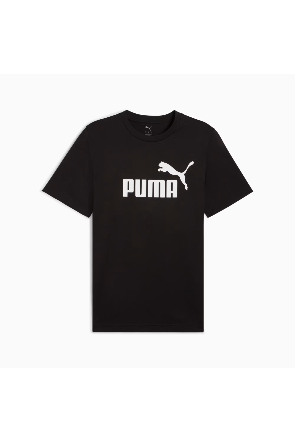 Puma Essential No.1 Erkek Siyah Günlük Stil T-Shirt 68253201 görsel 6