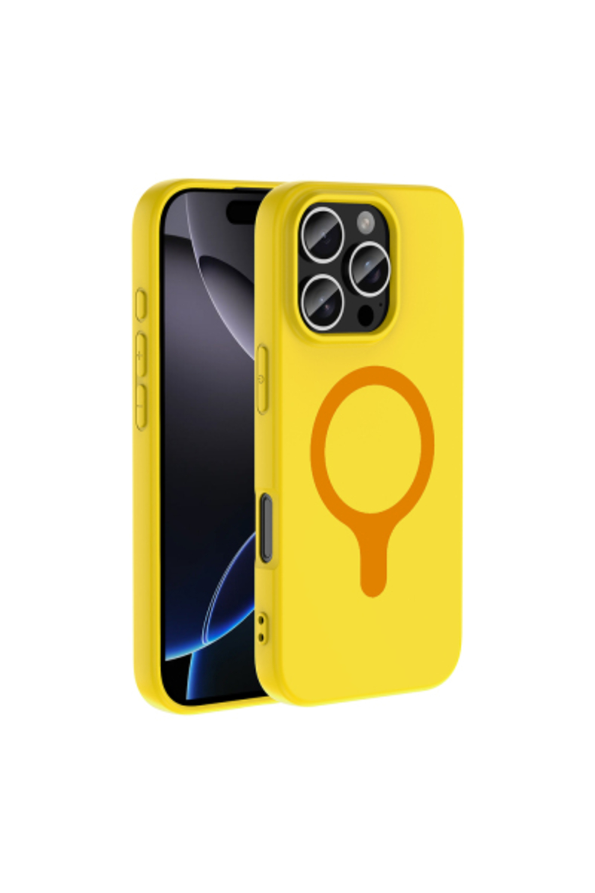 Iphone 16 Pro Max Case Camera Protected Velvety Matte Soft Surface Aris Cover with M-Safe Charging
