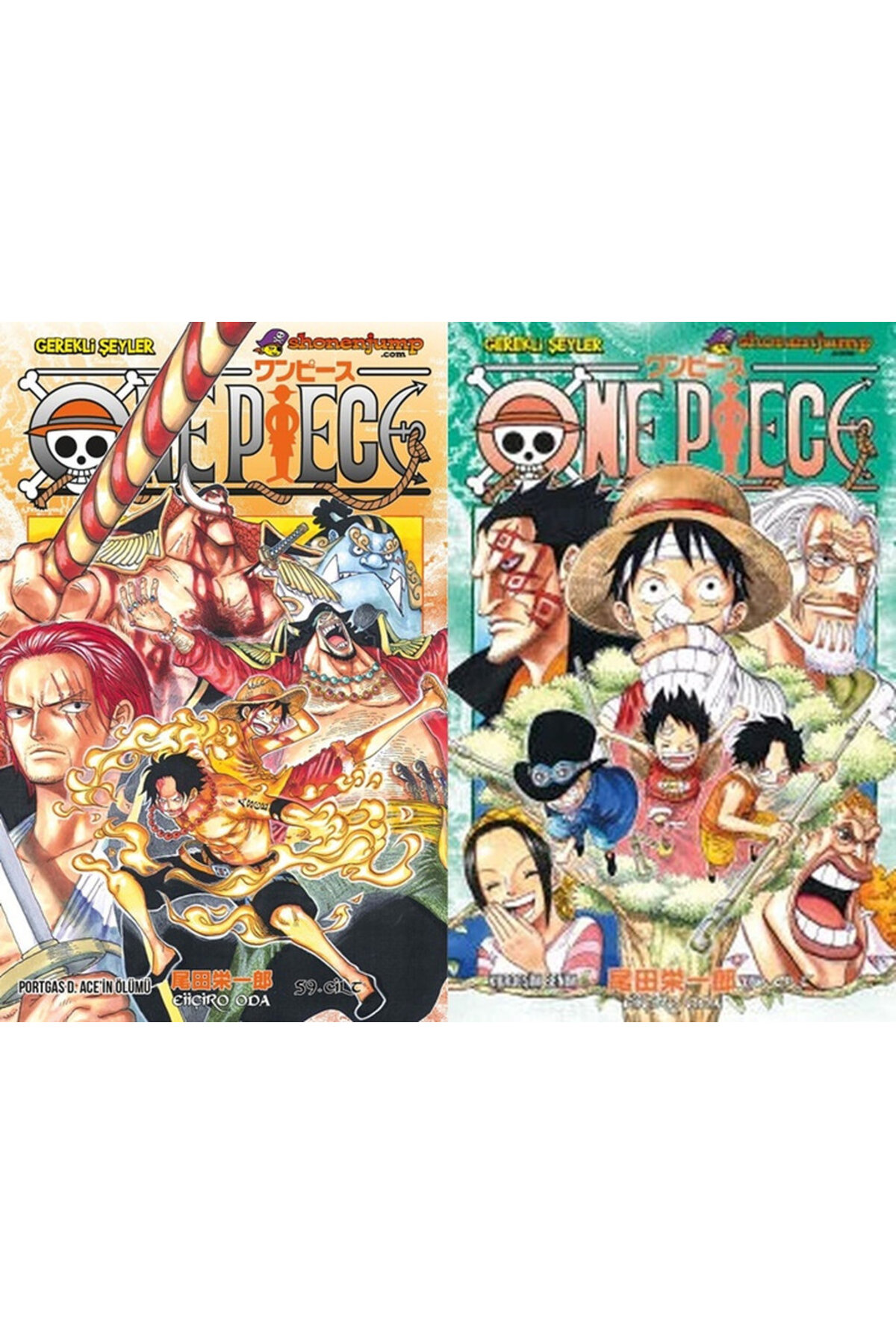 Gerekli Şeyler Yayıncılık ONE PİECE 59-60 SET (KD 2 KİTAP MANGA