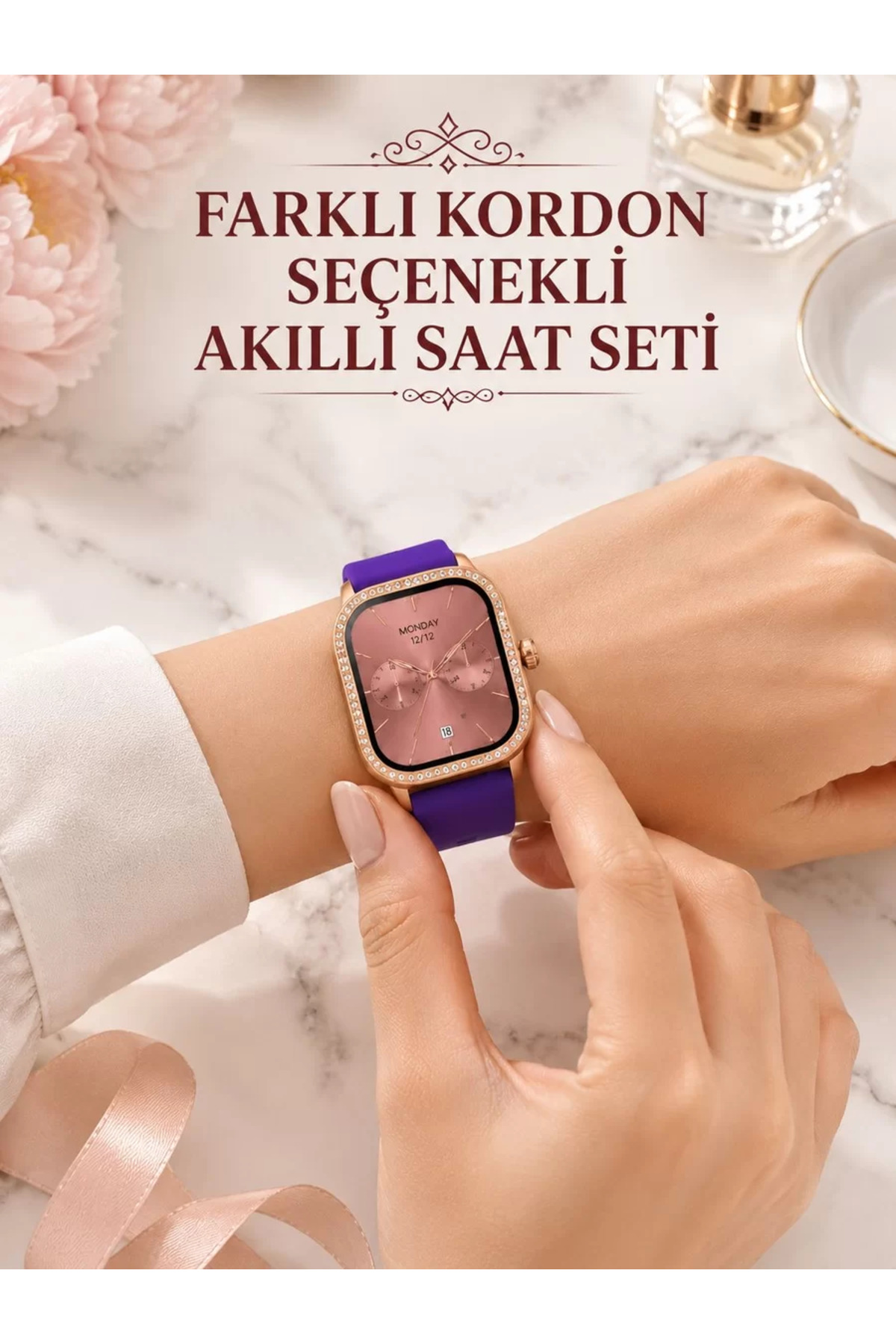 Aktivite ve Uyku Takipli Kadın Akıllı Saat
