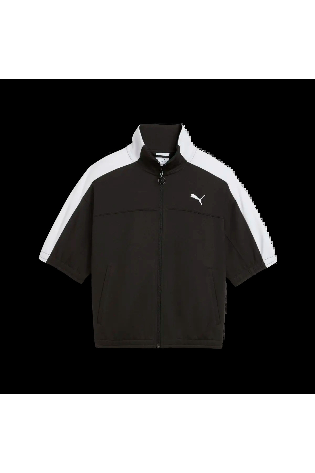 Puma T7 Short Sleeve Jacket Siyah Kadın Ceket görsel 3