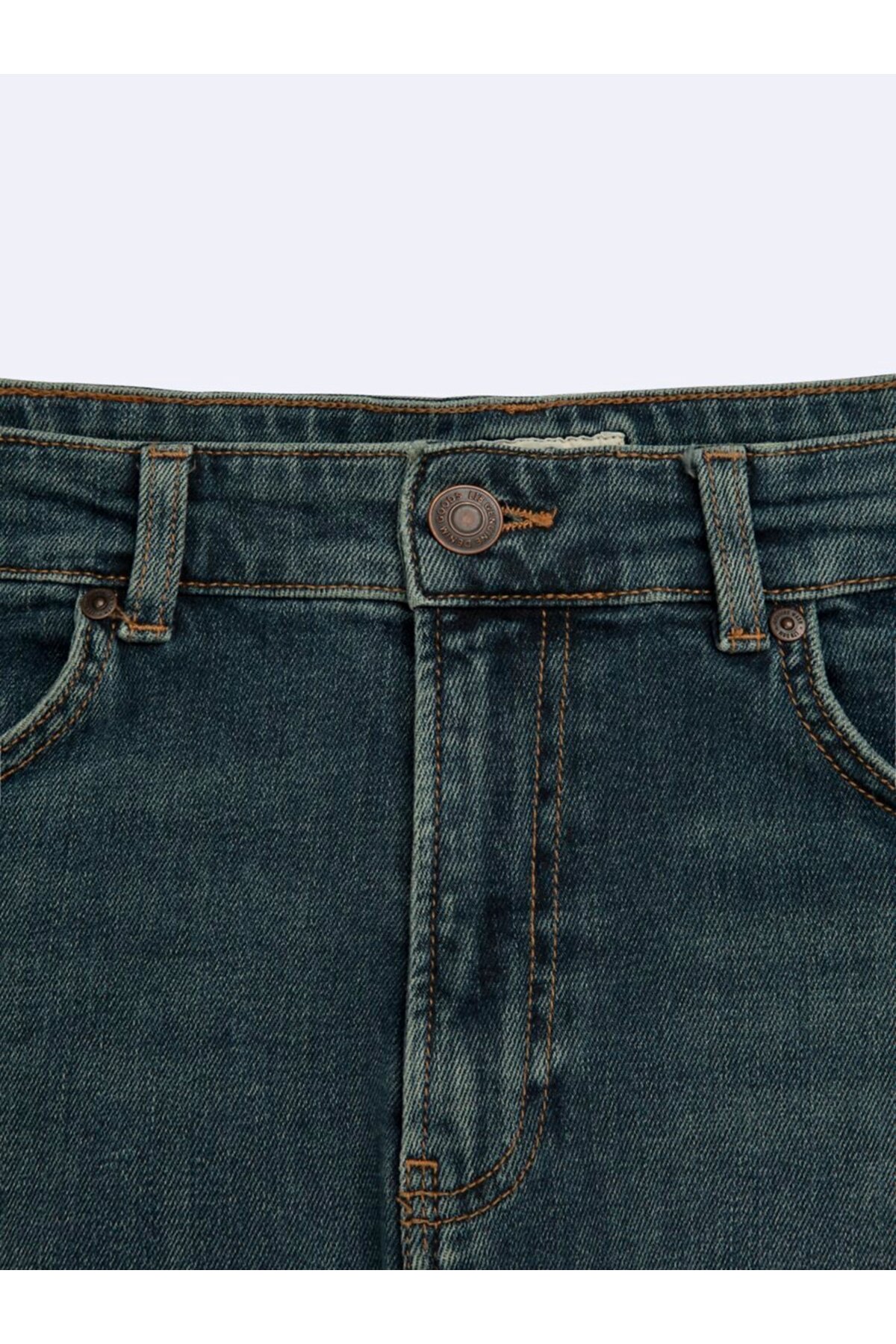 Ltb Renar L Tapered Slim Orta Bel Mid Indigo Jean Pantolon görsel 3