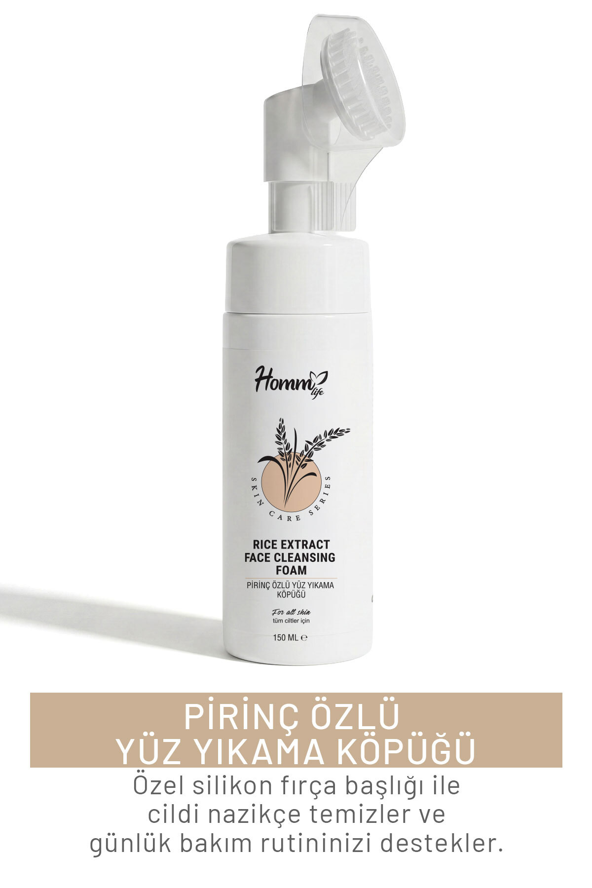 hommlife Pirinç Özlü Yüz Yıkama Köpüğü - 150 Ml — 0001