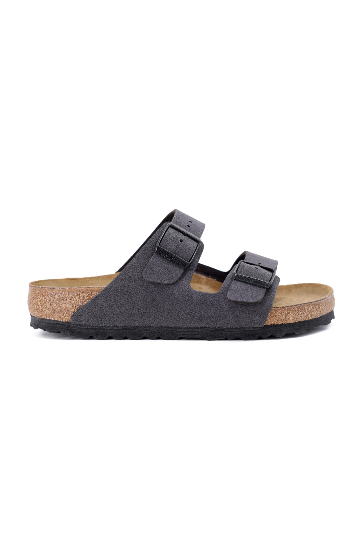 دمپایی زنانه آریزونا مدل Bs 1032045 خاکستری مشکی جاست‌پ بیرکن استاک دمپایی Birkenstock