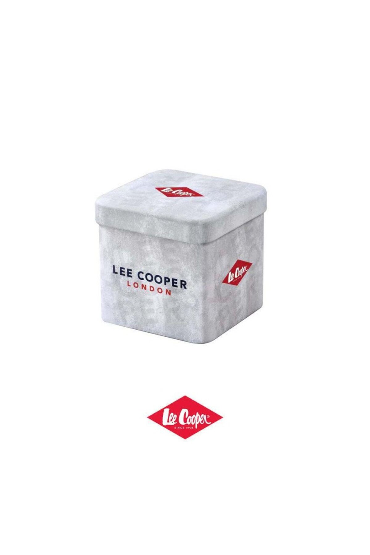 Lee Cooper Yeni Sezon Erkek Kol Saati Siyah Deri Kordon Füme Kasa görsel 3