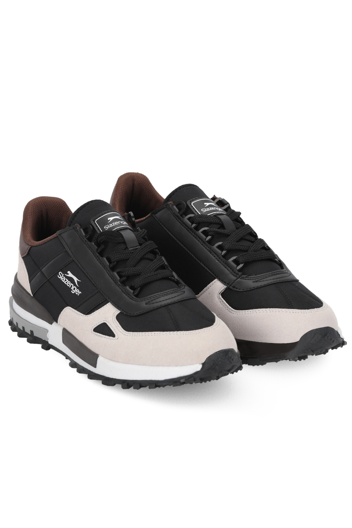 Slazenger SUPERNOVA I Erkek Siyah / Koyu Gri Günlük Spor Ayakkabısı görsel 2