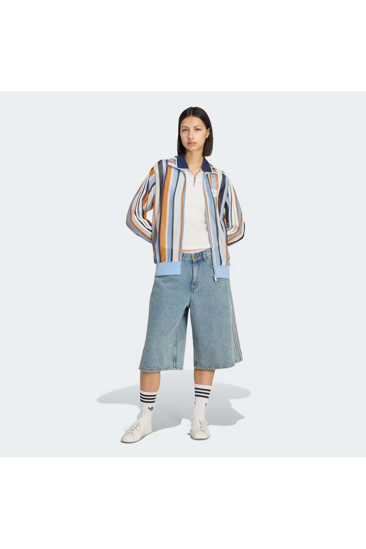 adidas Originals Summer Glow Firebird Kadın Sweatshirt görsel 3