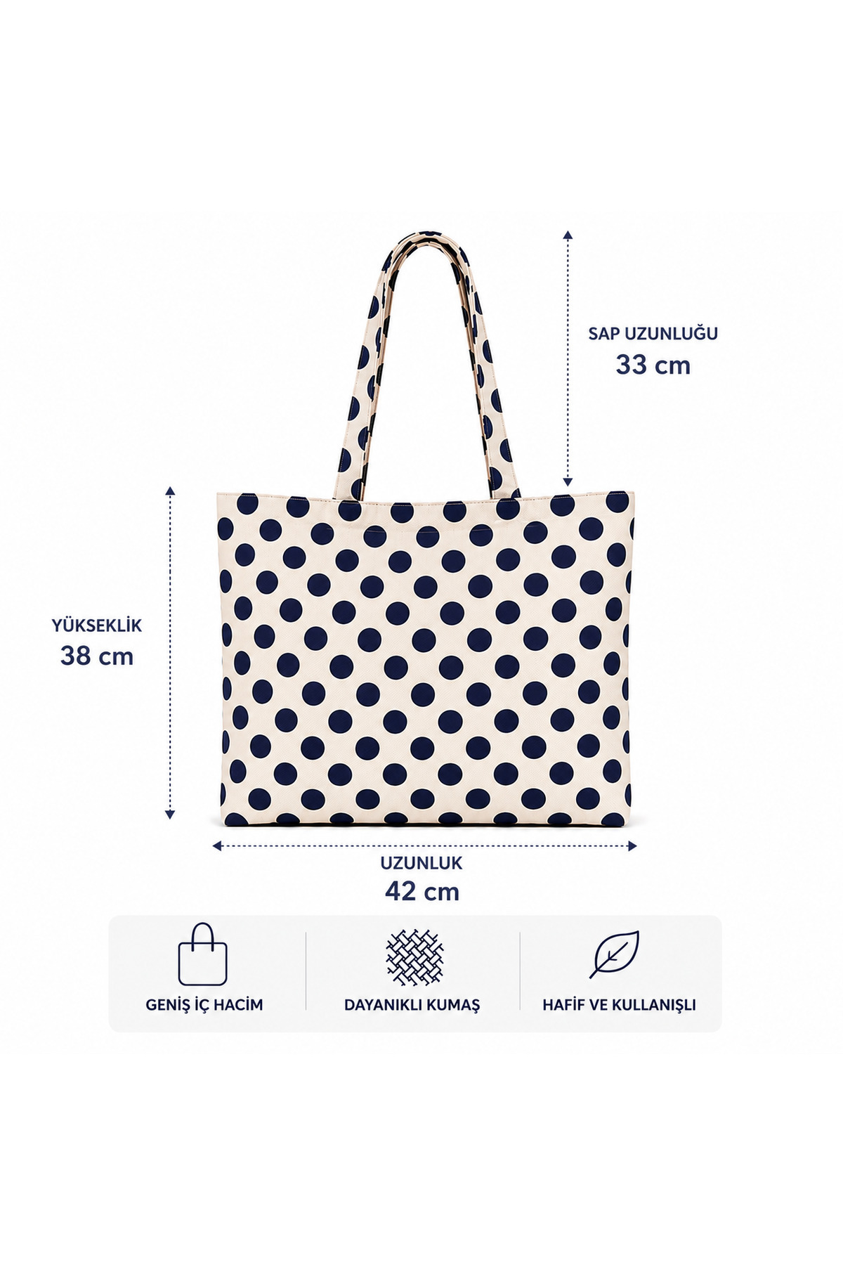HERA CONCEPT Lüks, Büyük Boy Plaj Çantası-42 cm*38 cm görsel 2
