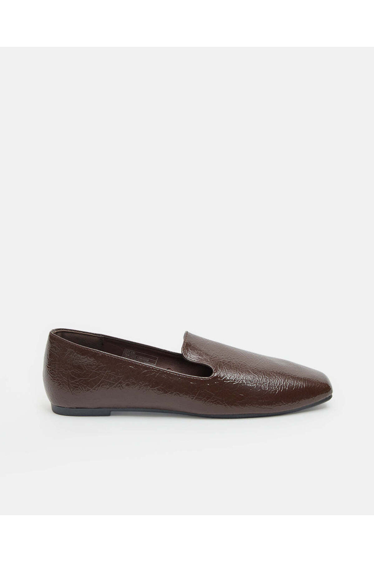 REDTAG Women Brown Shiny Textured Loafers