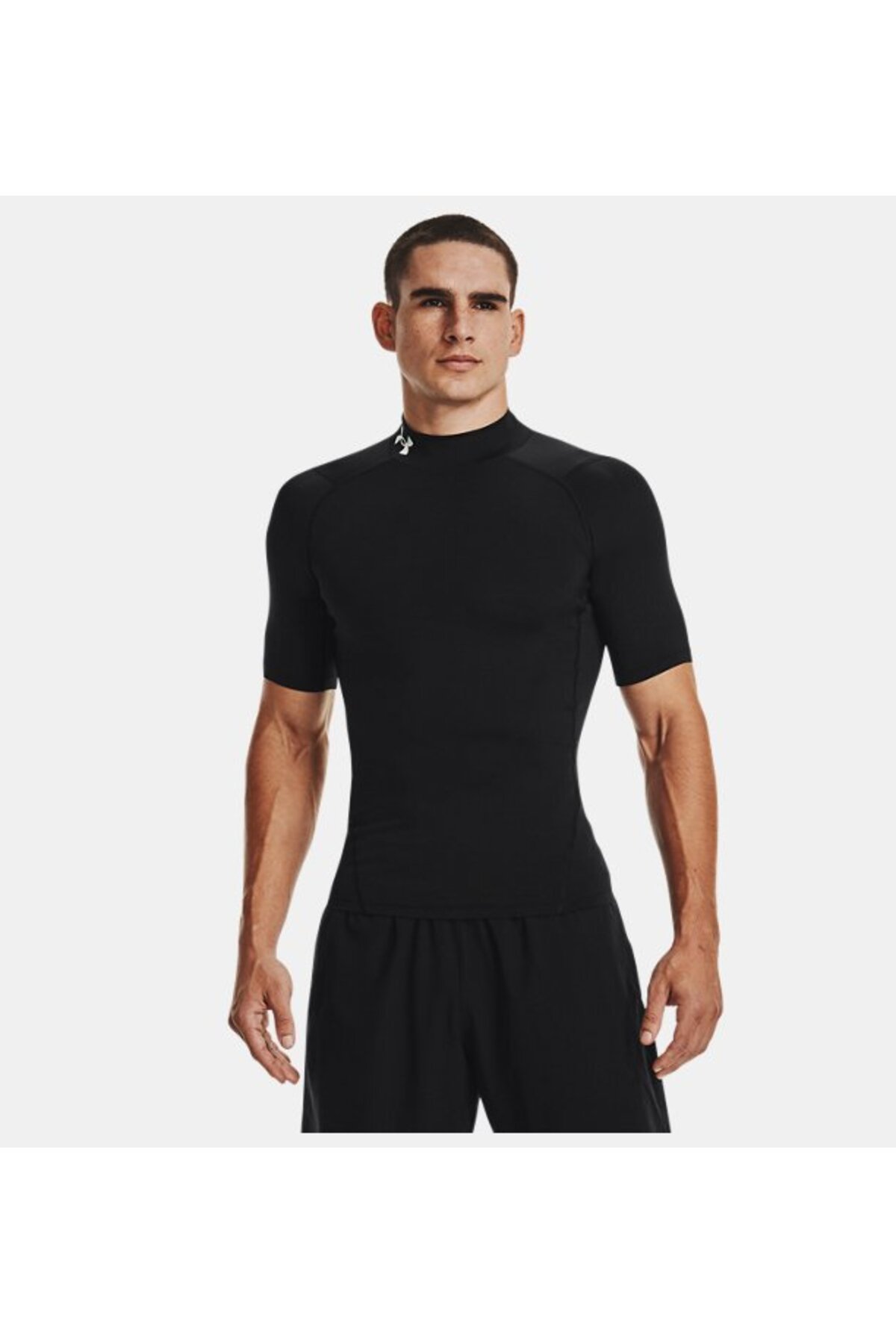 Under Armour Erkek UA HeatGear Armour Compression Mock Kısa Kollu T-shirt görsel 2