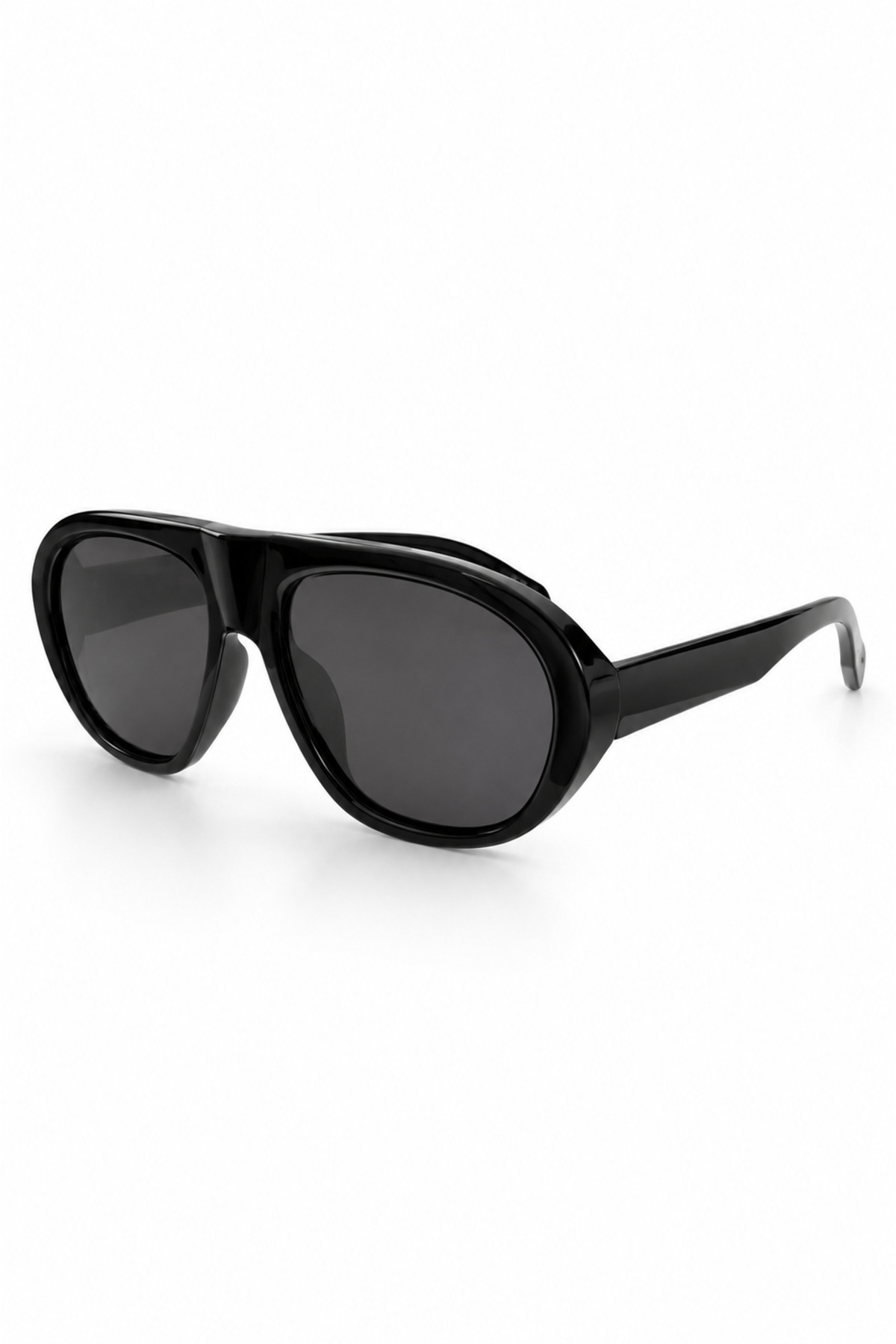 Eyesofia Pyrona Vintage Siyah Unisex Ultra Hafif Uv400 Filtreli Güneş Gözlüğü görsel 2