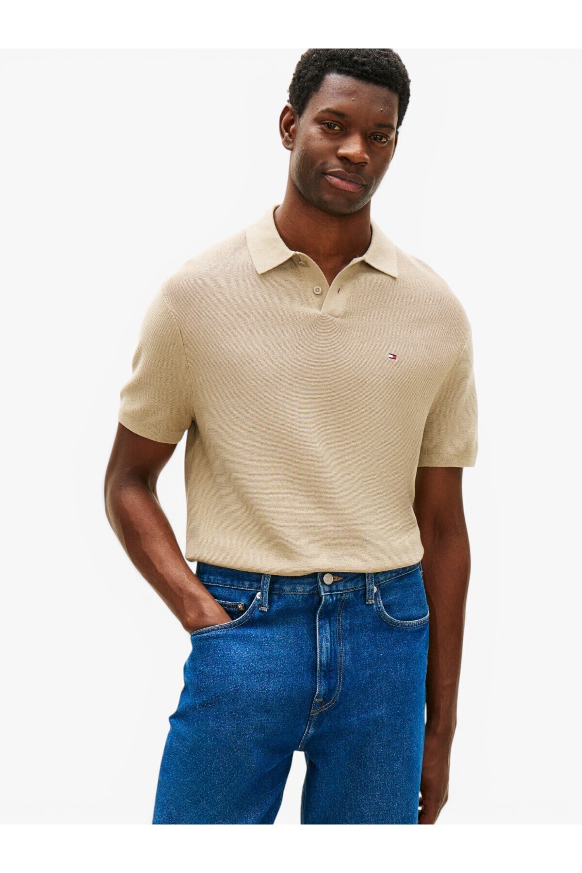 پولوشرت مردانه یقه پلو | تامی هیلفیگر Tommy Hilfiger MW0MW42795 VN - تصویر 2