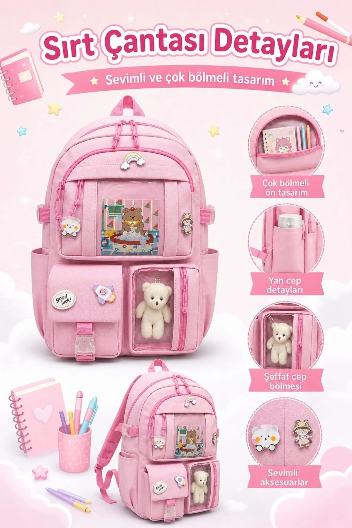 ULTIMATE BAG School Bag Primary School Bag Set School Bag with Toys School Bag