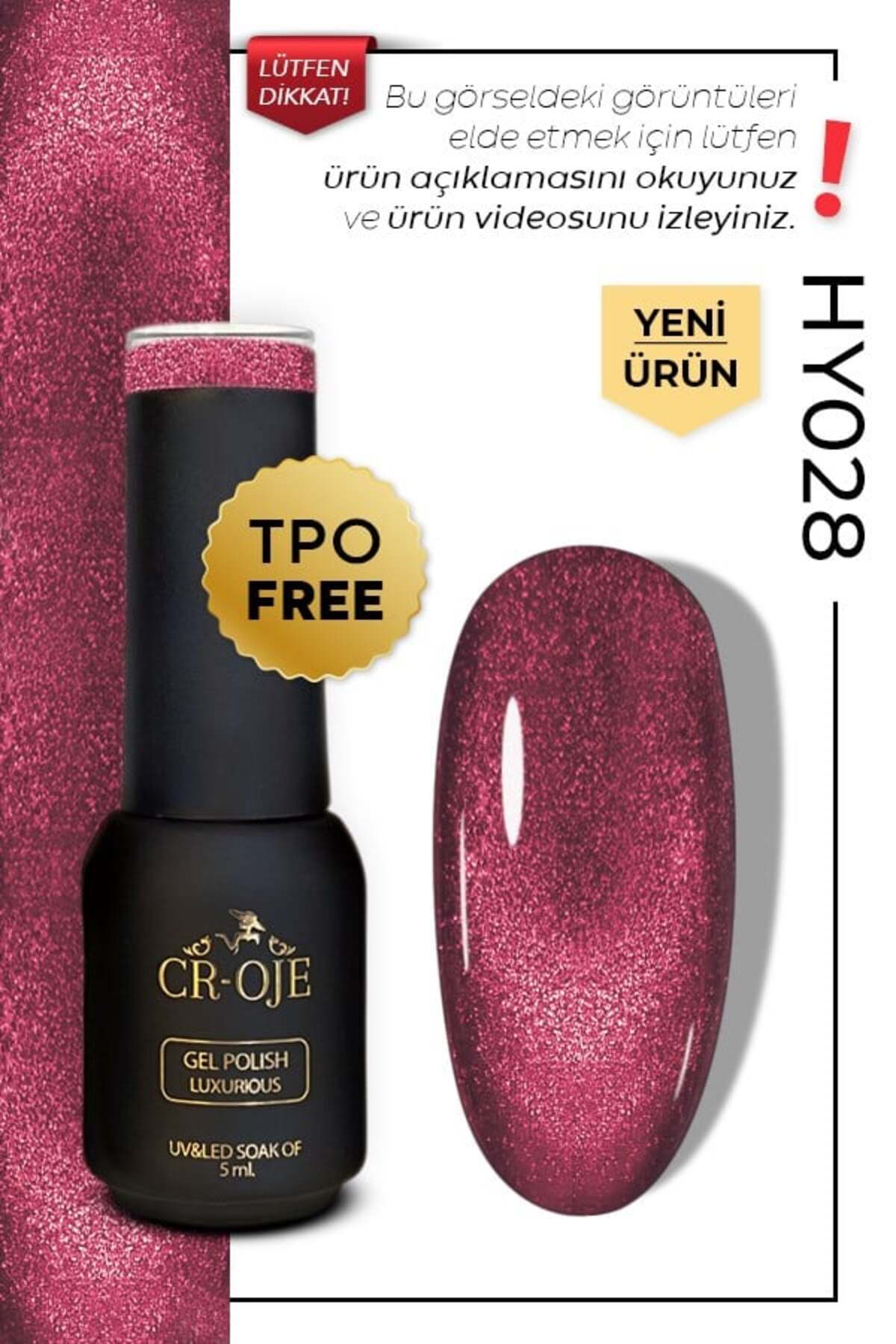 Inci Tanecikli Manyetik Cat Eye / Kedi Gözü- HY028 (5 ML) — رنگارنگ yenicateyeserisi
