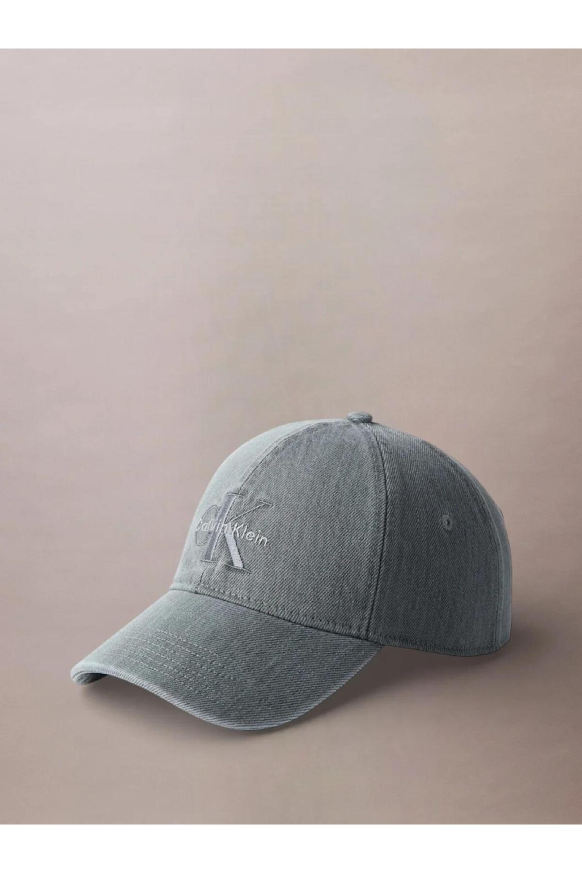 Calvin Klein MONOLOGO EMBROIDERY DENIM CAP