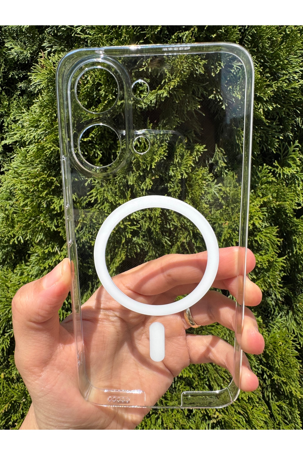 Poco X8 Pro Max Uyumlu Kılıf İnce Sert Sararmaz Magsafe Kamera Korumalı Koruyucu Dayanıklı Transparan Arka Kapak