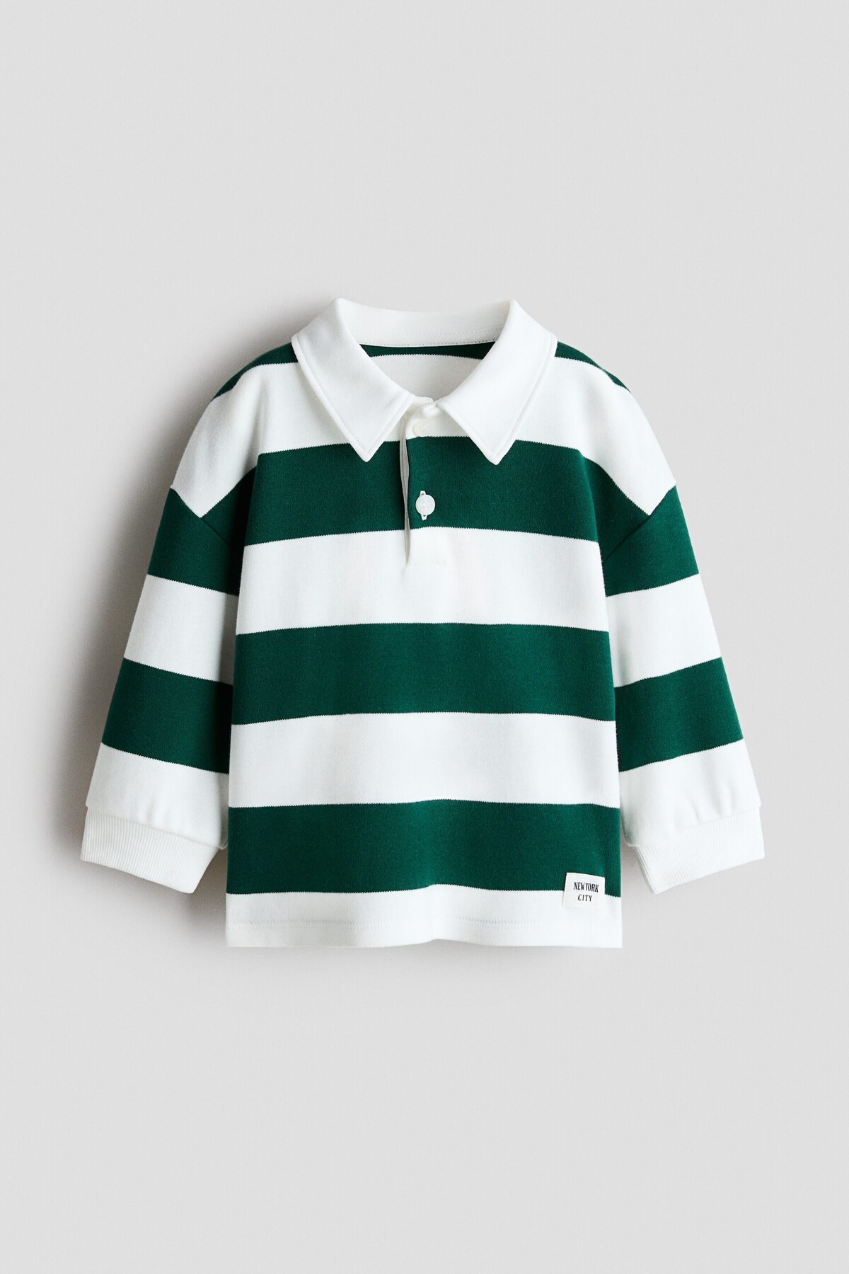 تاپ راگبی نخی اچ اند ام پولوشرت H&M