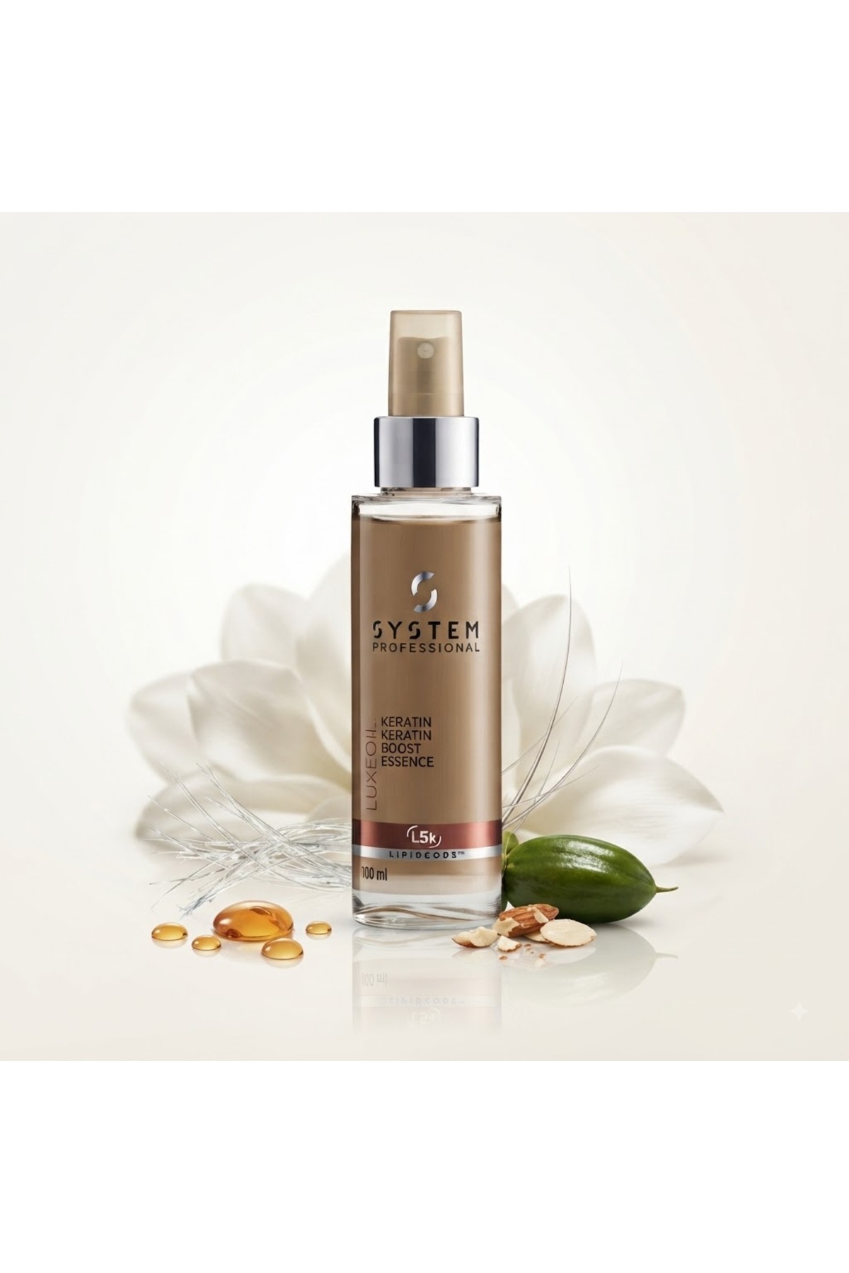 اسپری مراقبت از مو مایع سبک و تقویت کننده و مرطوب کننده Luxe Oil Keratin، ۱۰۰ میلی لیتر — LX-OIL-KRT-100-SPR — تصویر 3 از 4