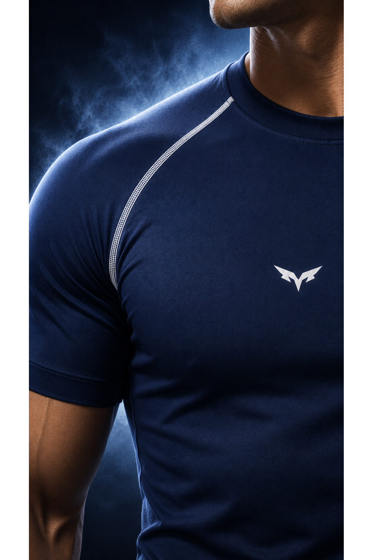 NOXRA Erkek Compression Spor Tişörtü, Slim Fit Fitness Gym Antrenman Tişörtü görsel 6