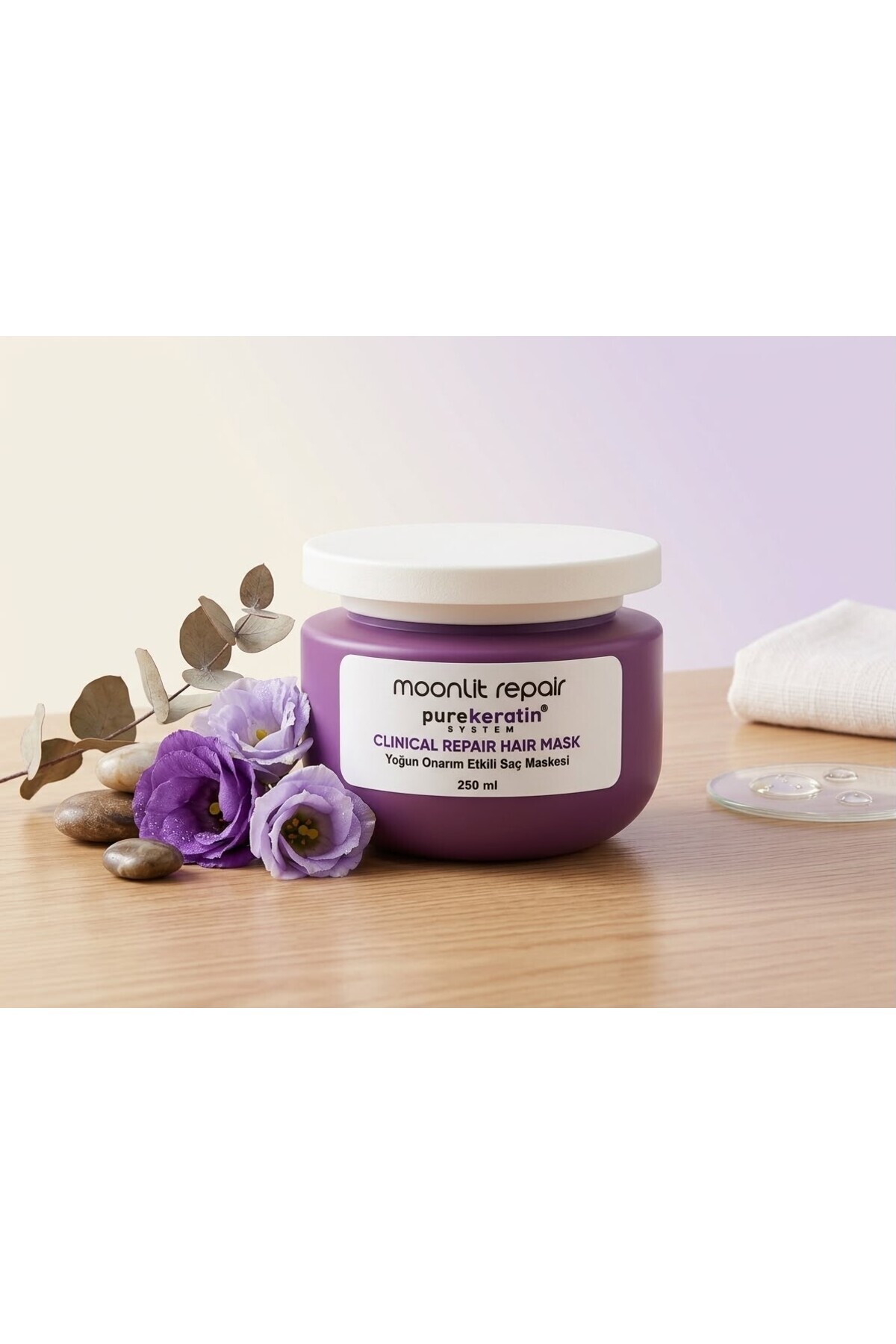 Keratin Özlü Yoğun Onarıcı Saç Bakım Maskesi 250 ml — mrmsk — تصویر 2 از 6