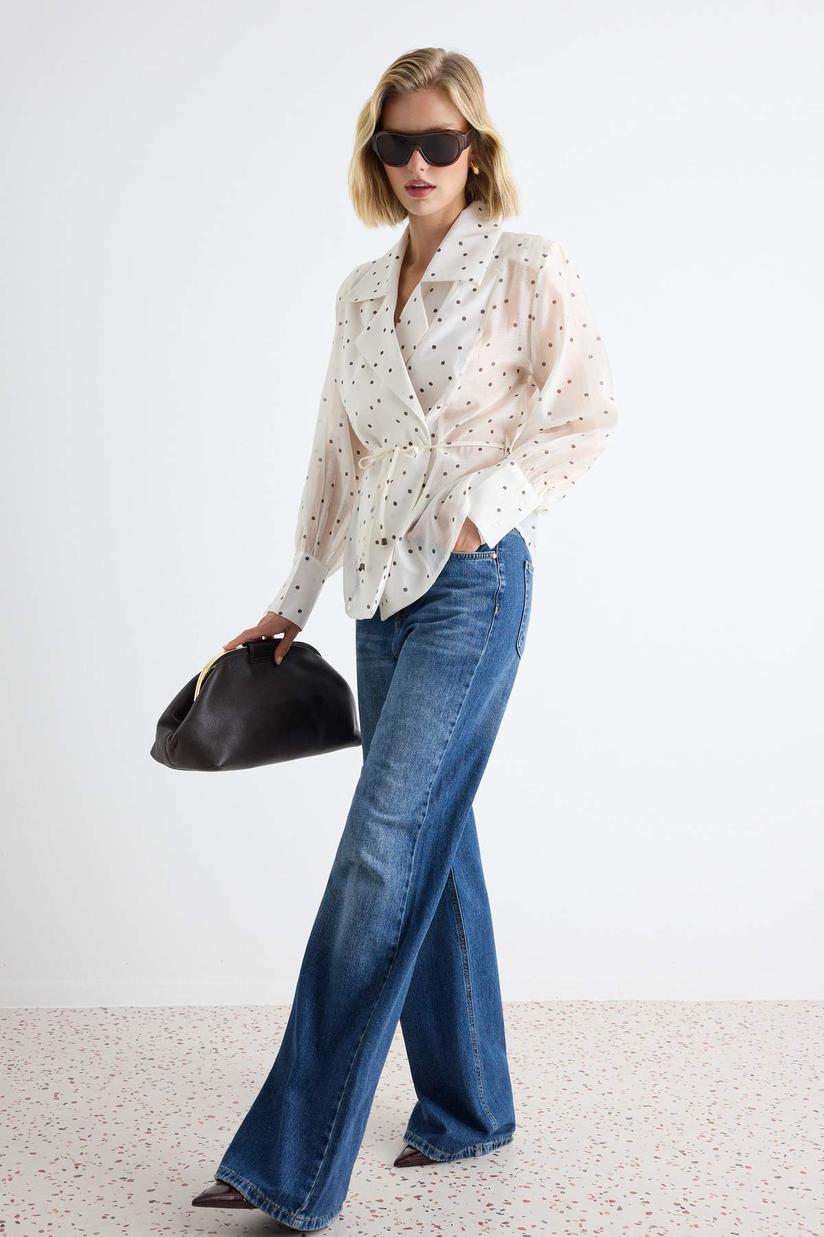 Trendyolmilla Beyaz Blazer Ceket TWOAW27BC00010