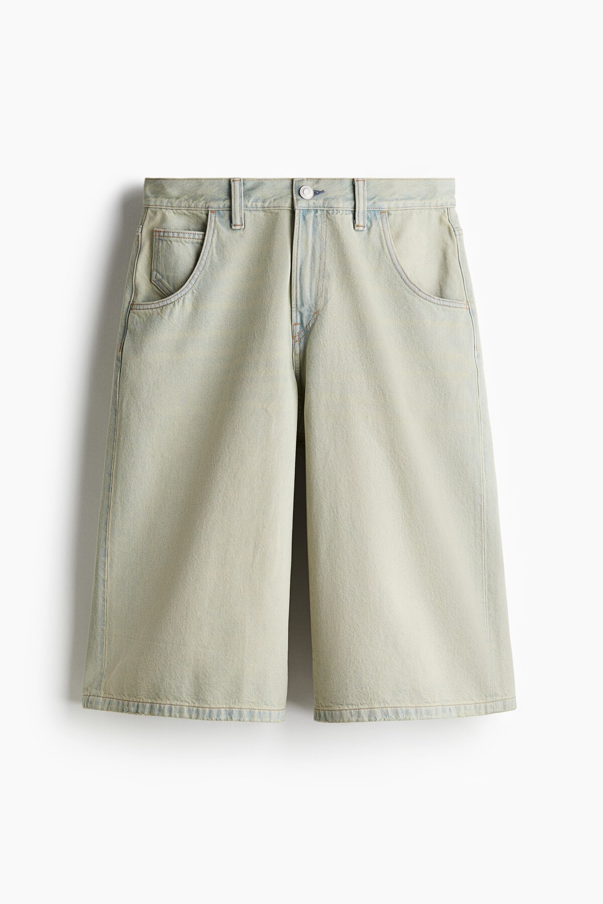 شلوارک جین خیلی گشاد اچ اند ام شلوارک برمودا H&M