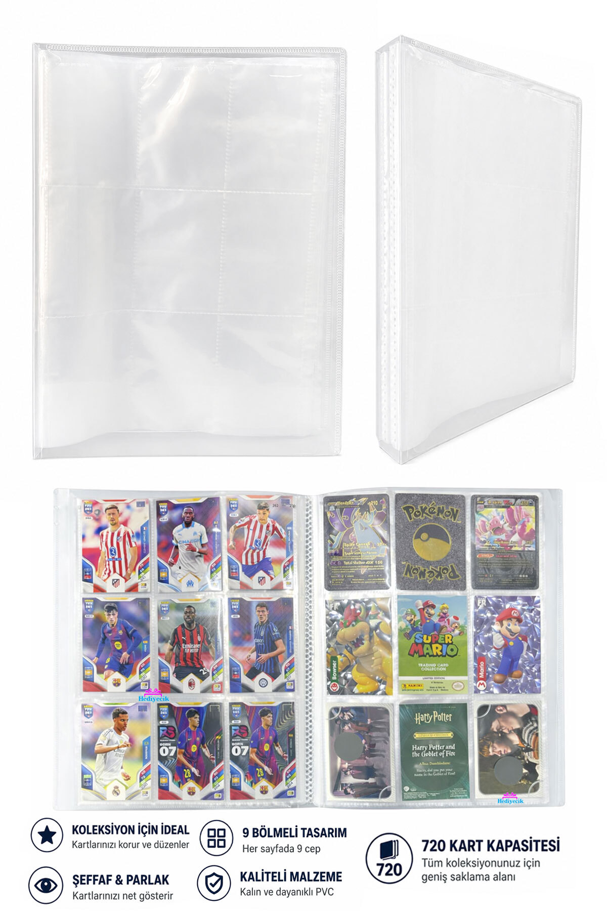 Panini 720 Card Collection Card Album – Card File – Collection Playing Card Album