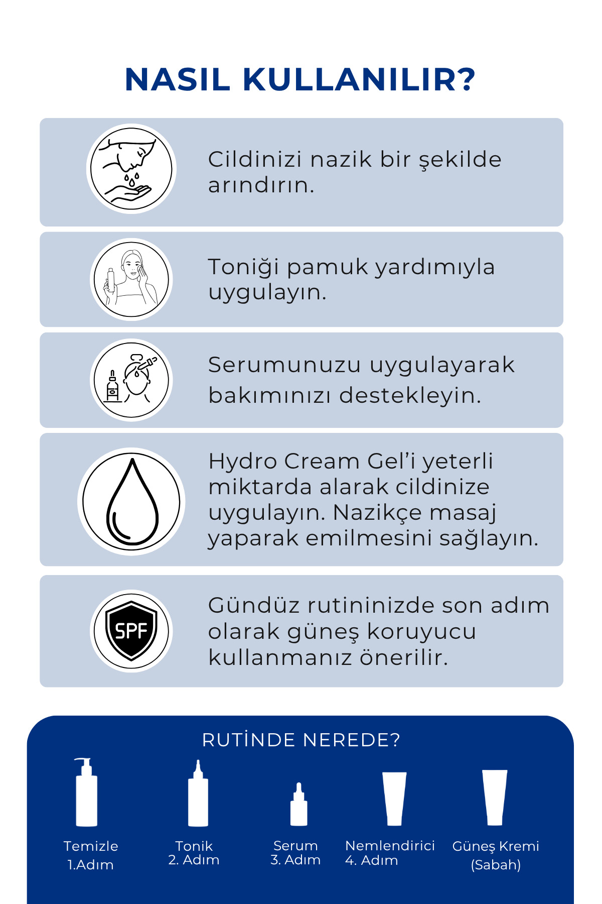 Yüz Yıkama Jeli Nemlendirici Krem Bariyer Onarıcı İkili Cilt Bakım Seti 200ml+50ml — NovalyceJelveNemlendiriciKremSeti — تصویر 5 از 5