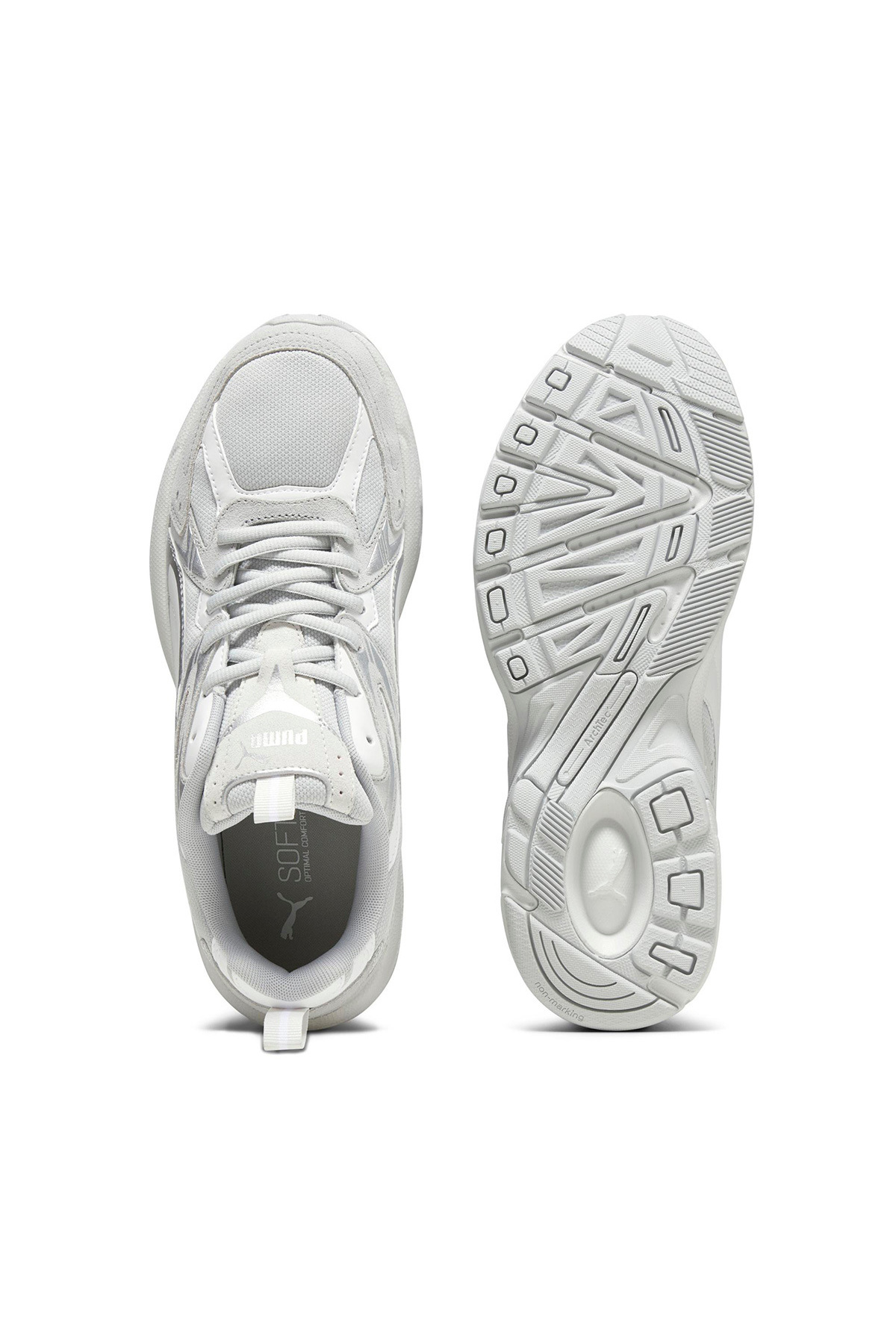 Puma Milenio Tech Suede Erkek Beyaz Sneaker Ayakkabı 39348902 görsel 3