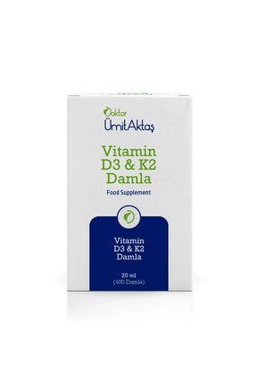 Dr. Ümit Aktaş D3 K2 Vitamin Damlası - 400 Damla