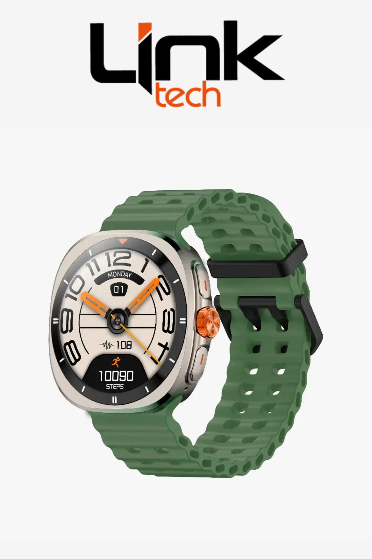 Linktech S106 Premium LT Watch 46mm Süper Amoled IP68 Suya