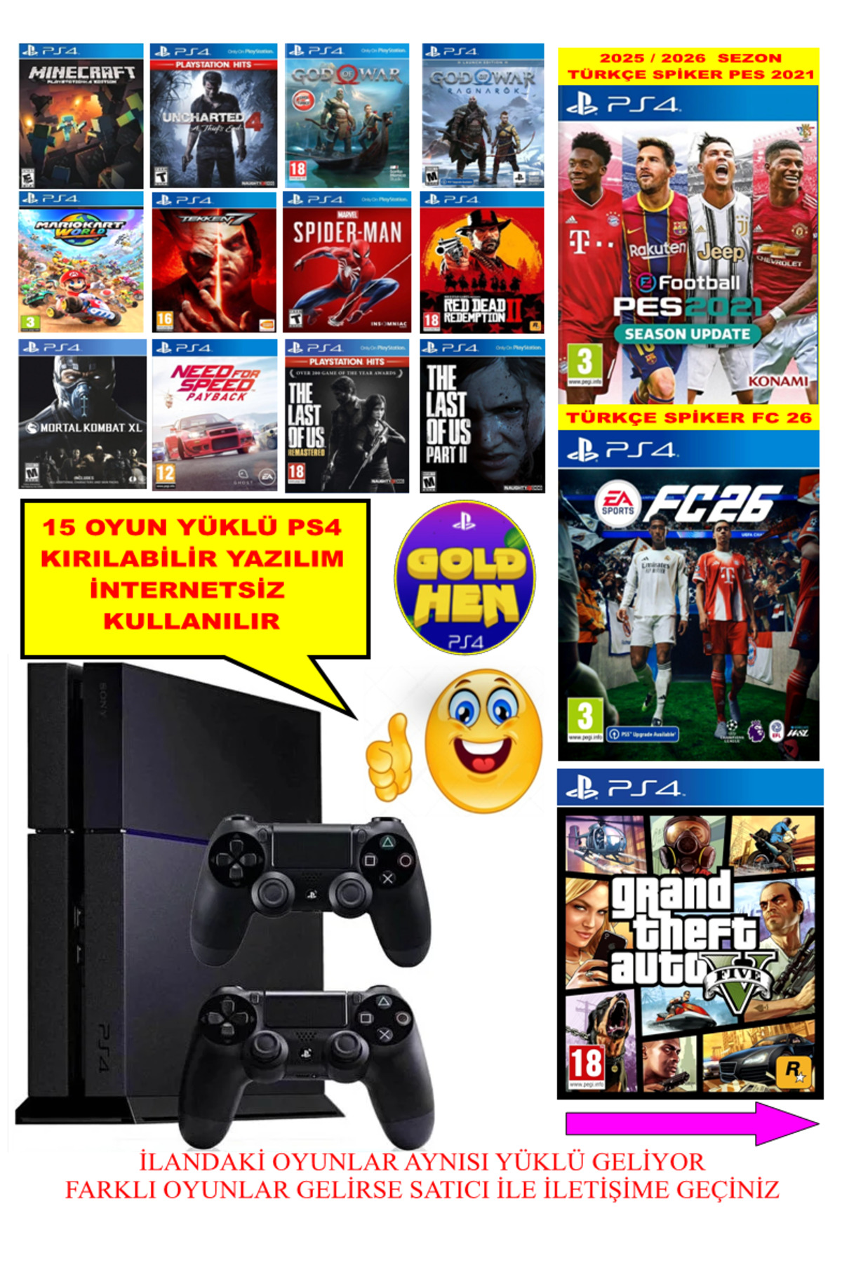 PlayStation 4 - Konsol, Oyun ve Aksesuar Çeşitleri