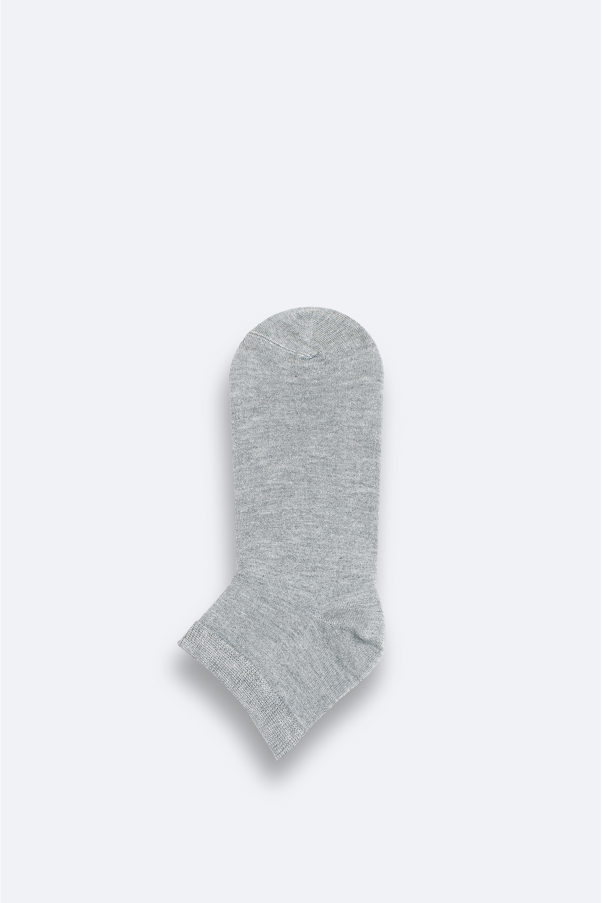 Men's Grey Cotton Booties Socks B008556