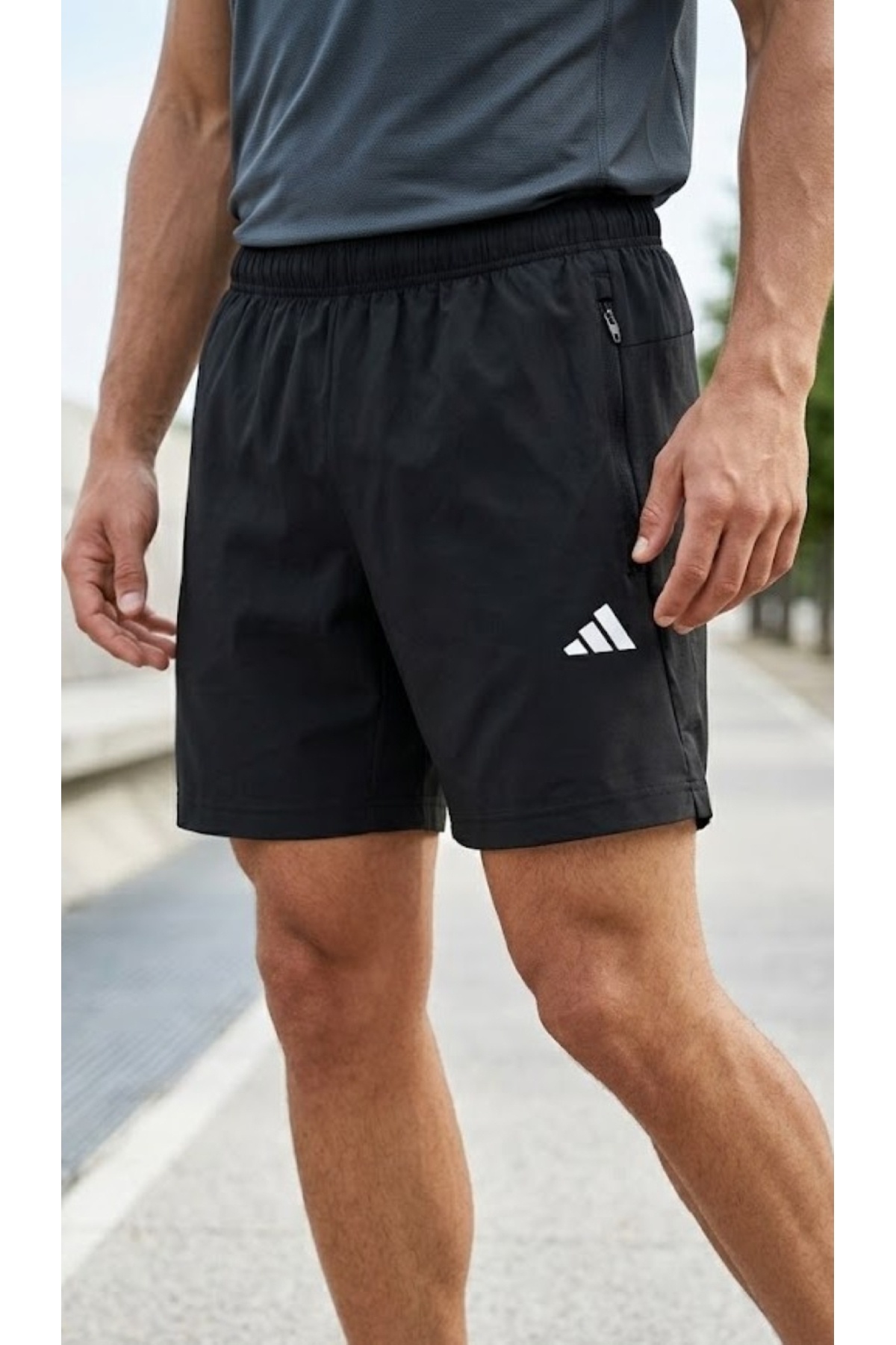 شورت ورزشیمردانهadidasبنفش