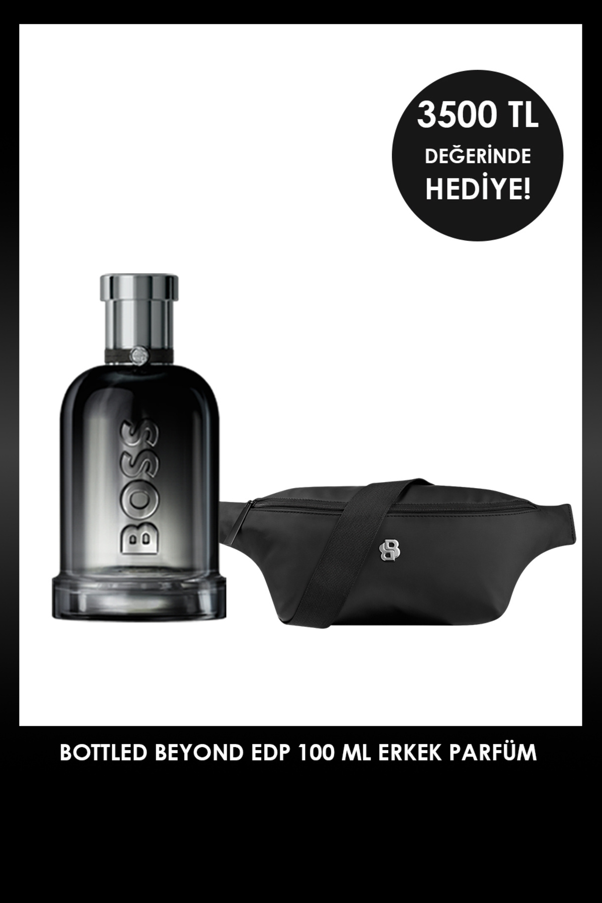 BOSS Bottled Beyond EDP 100 ml Erkek Parfüm + Bel Çantası Hediyeli