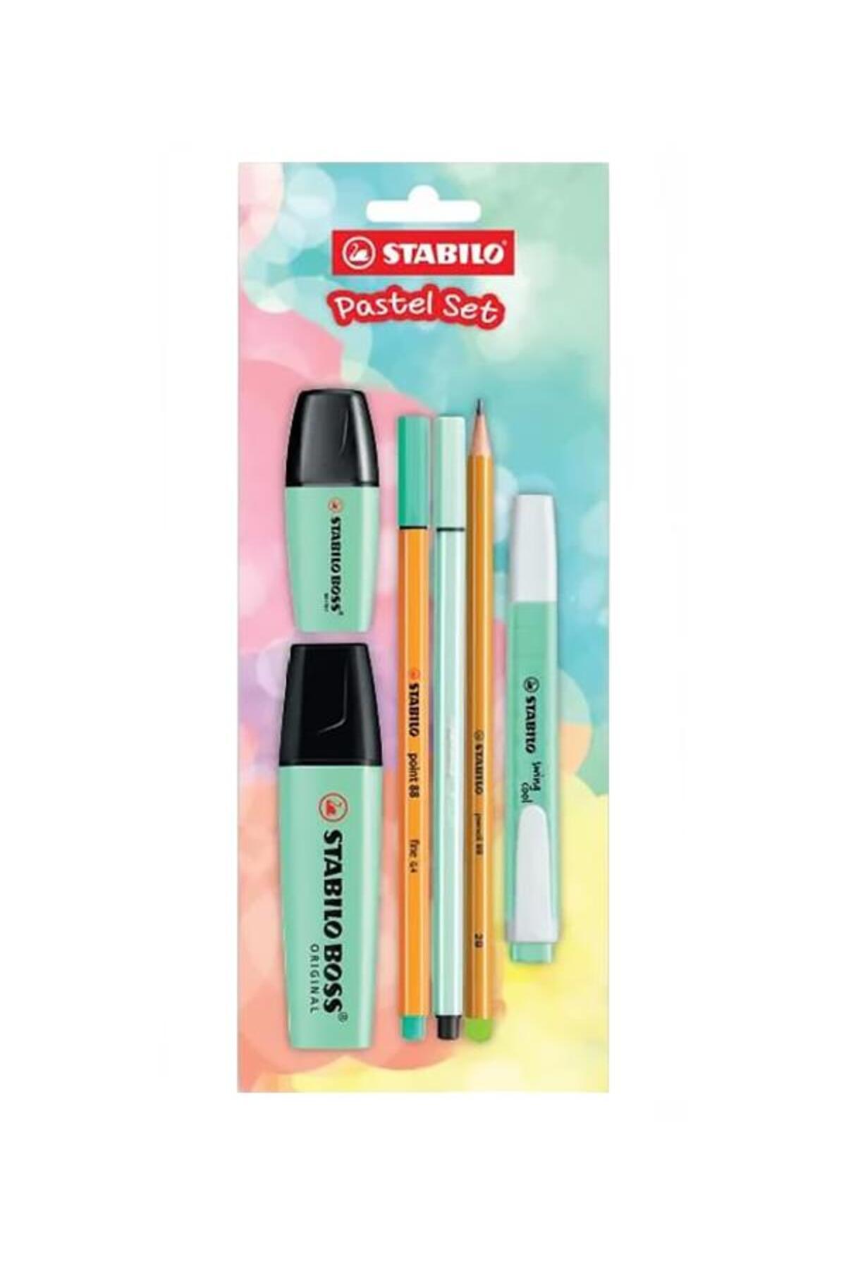 Phosphorus Pen Single Color Pastel Set of 6 Green70/116-6