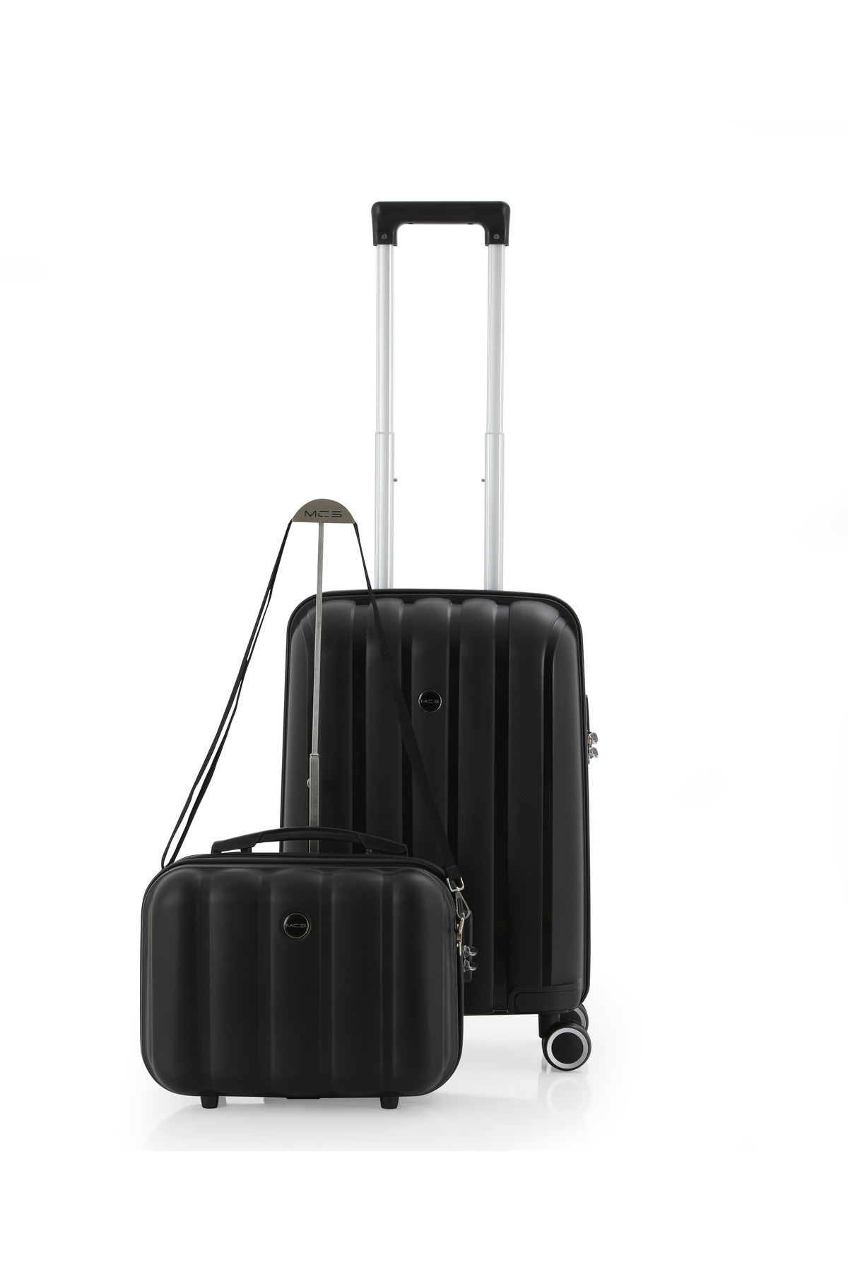 Polypropylene 2-Piece Suitcase Set Cabin & Makeup V305