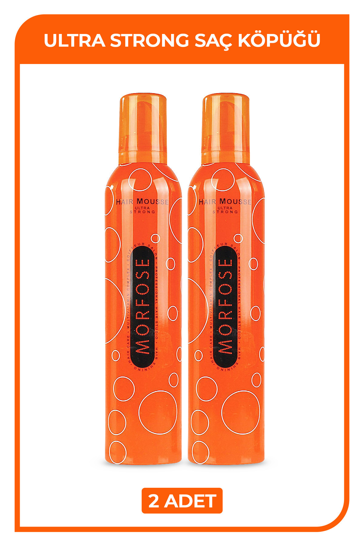 Morfose Ultra Strong Saç Köpüğü 350 ml 2 Adet — KAR63