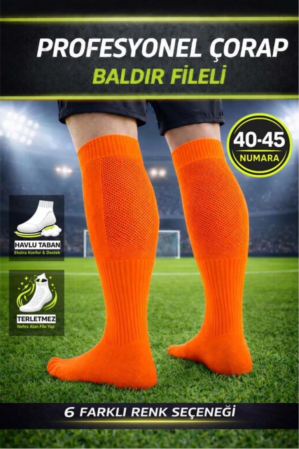 Professional Football Match Socks Leggings with Calf Netting Konç Halisaha Socks