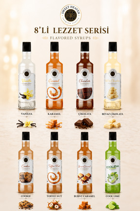 sweet heaven 8li Kahve Şurubu 8x110ml - 880ml