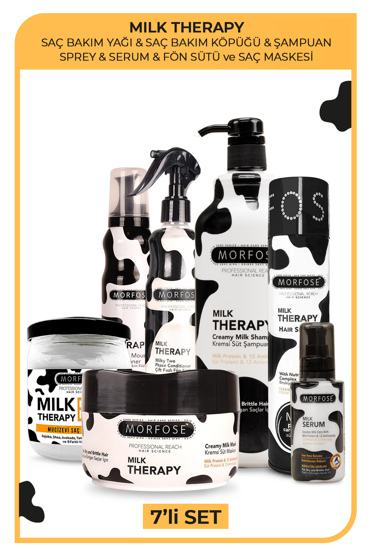 Morfose Milk Therapy 7'li Saç Bakım Seti - Fiyatı, Yorumları