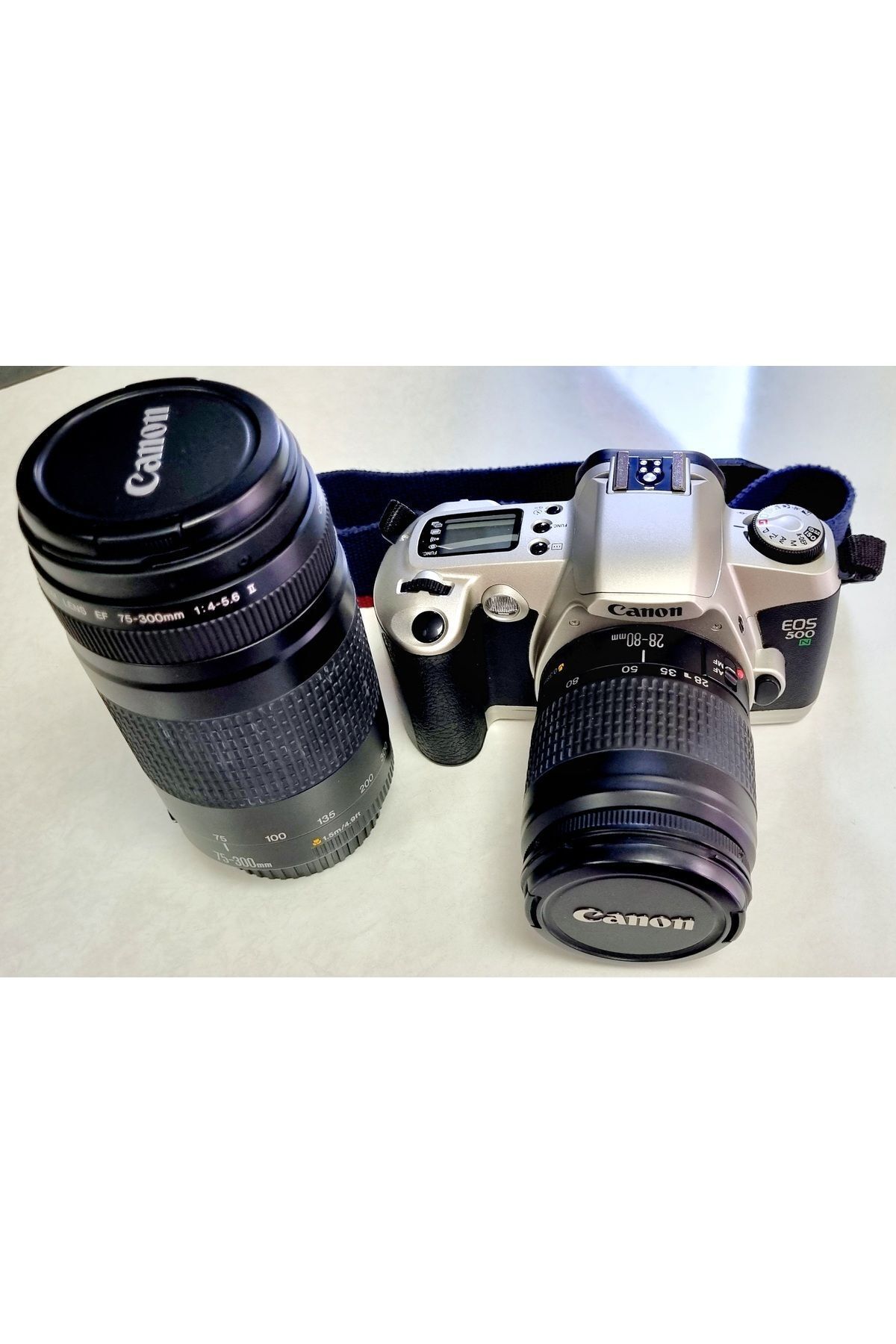 Canon EOS 500N 28-80mm + 75-300mm Lensli Analog Filmli Fotoğraf