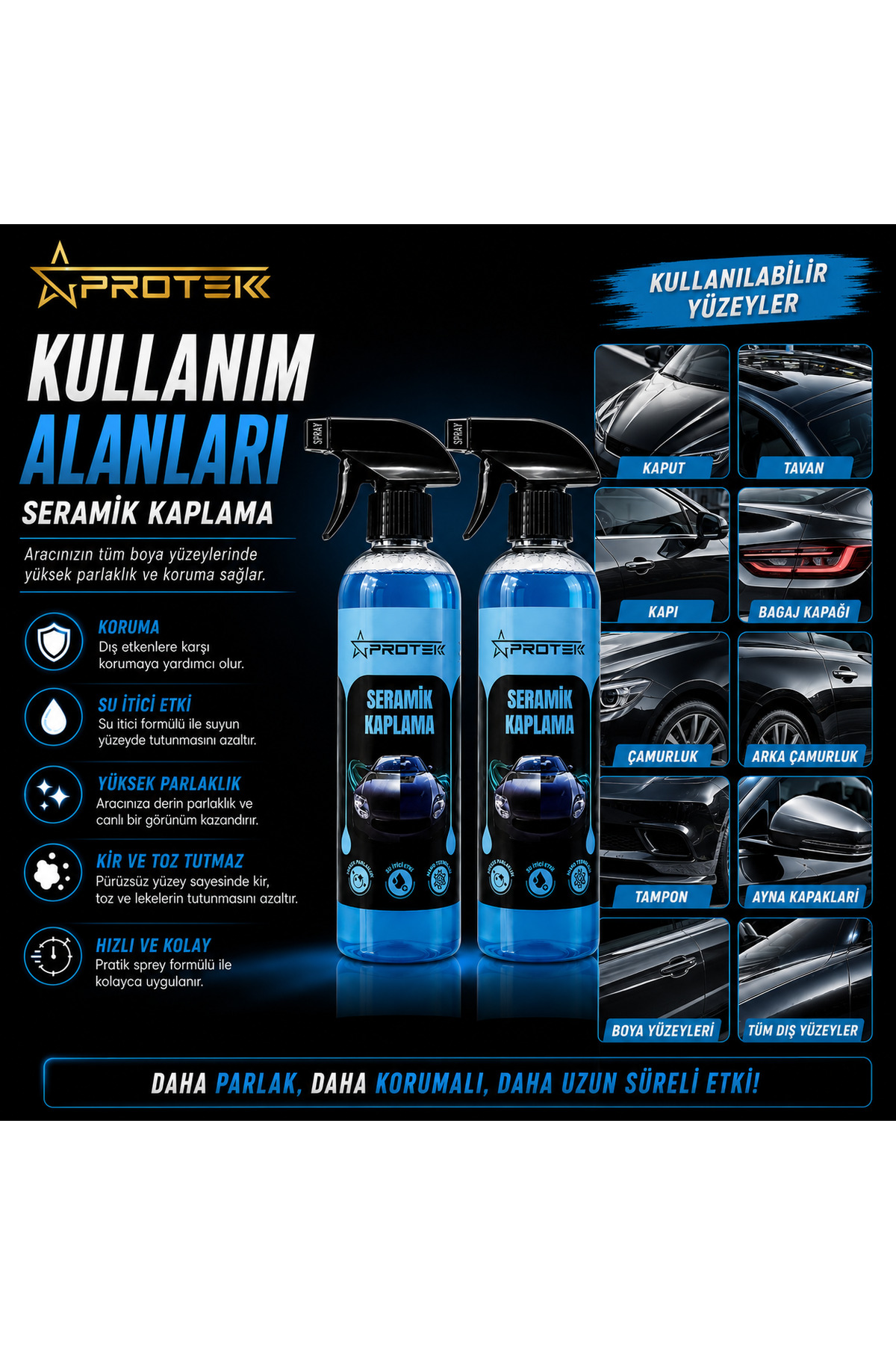 PROTEK Seramik Kaplama ( Speed Wax ) 2 Adet - Fiyatı, Yorumları