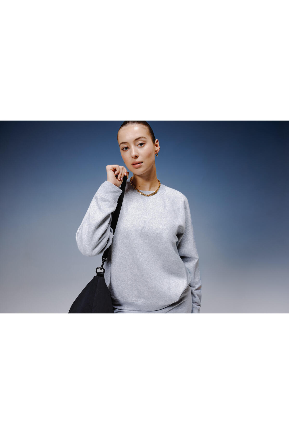 Decathlon Domyos Kadın Polar Sweatshirt - Gri görsel 8