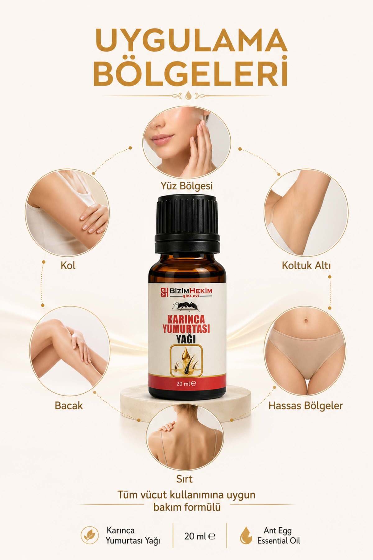 Karınca Yumurtası Yağı Tüy Azaltıcı Tüy Tüy Dökücü 20 Ml Karınca Yumurtası Yağı %100 Saf — PRA-11866282-8443 — تصویر 5 از 6